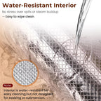 Folding Dough Proofer Box with Temp Control (50-130℉) & 24H Timer, Extra Large Bread Proofing Box for Sourdough, Pizza, Yogurt, Seed Starting, 3D Filament Drying, Space-Saving & Easy to Use