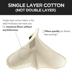 (2-Pack) Reusable Organic Cotton Cone #2 Coffee Filter — Cloth Filters for Coffee Dripper, Pour Over Coffee Dripper & Coffee Makers that Use 2-6 Cup Cone Coffee Filters