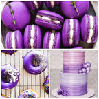 Edible Glitter - 10g Luster Dust Edible Food Grade Coloring Glitter for Cake Decorating, Baking, Drinks - Shimmer Dust Powder, Metallic Color Dusting Powder for Icing, Fondant, Candy, Cookie (Violet)