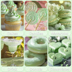 Iridescent Green Edible Glitter - 5g Food Grade Cake Decorating Shimmering Glitter, Edible Sprinkle Luster Dust for Drinks, Chocolates, Fondant, Strawberries, Cupcakes, Candy, Cookie - Vegan