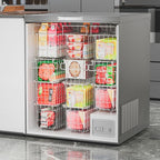 3Pack Adjustable Freezer Organizer Bins - Stackable & Hanging for 7 Cu.Ft Chest Freezer