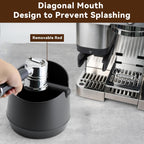 Knock Box Compatible with Ninja Espresso Machine, Large Capacity Black Coffee Knock Box for Ninja Espresso Maker Accessories