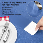 Silicone Mats for Kitchen Counter, Nonslip Silicone Mats for Crafts Countertop Protector Heat Resistant Mat (Light Blue, 78.7"L x 15.7"W)