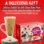 Fusion Select 5 Packs Bubble Tea Kit Extra Rich Blueberry, Raspberry Strawberry Blackberry Cherry Boba Tea Kit Drinks, Boba Tapioca Pearl, Straws, Various Tea Set Flavors