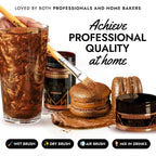 MONÉGASQUE Bronze Edible Glitter for Drinks 15g – Edible Glitter for Cakes & Cocktails – Luster Dust for Cakes, Drinks, & Chocolate Decorations – Halloween Cake & Drink Shimmer - Copper Powder Spray