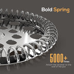 Utopia Kitchen French Press Espresso and Tea Maker with Triple Filters, Stainless Steel Plunger and Heat Resistant Borosilicate Glass (Grey, 34-oz (Pack of 1))