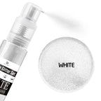 Edible Glitter Spray - 3/4oz Luster Dust Edible Food Grade Glitter Shimmer Dust Powder for Cocktails, Drinks, Cake Decorating - Metallic Food Coloring Powder for Wine, Candy, Cookie, Icing (White)