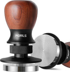 Espresso Tamper 53.3mm, Coffee Tamper with Spring Loaded Tamper, Adjustable Depth, Stainless Steel Base Espresso Coffee Tamper Fits for All 51mm 52mm Espresso Machine.