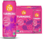 ZYN Turmeric Wellness Drink 6 (Pack), Mixed Berry Flavored Turmeric Curcumin Drink with Black Pepper, No Added Sugar, Low Carb & Low Calorie Drink, Clean Alternative