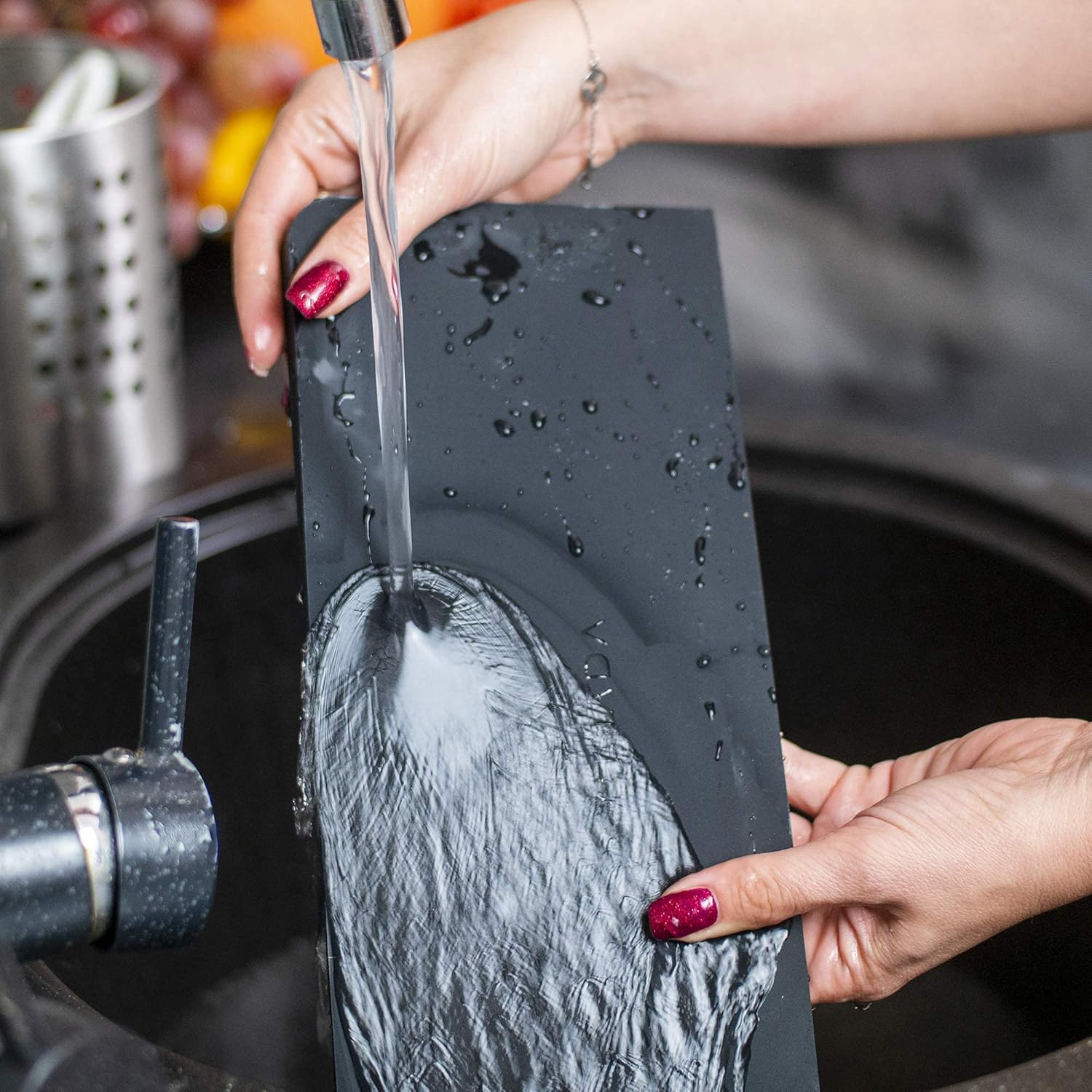 XUNADA Large Espresso Tamping Mat (5” x 12”), Ultra Thick Premium Coffee Tamper Pad, Strong Grip Silicone Tamp Station