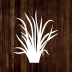 MAGJUCHE Grass Stencil 6 Inches, Reusable Grass Stencil for Painting DIY Crafts Decor