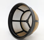 NRP Gold-tone 10cup Mesh Bottom Permanent Coffee Filter Replacement for Drip Coffeemaker Cuisinart GTF-B, Mr coffee & More