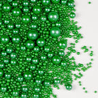 Deep Green Pearl Sugar Sprinkles, Edible Candy Pearls, 150g/5.29oz, Green Sprinkles for Cake Decorating, Baking Cake Decorations, Ice Cream Toppers, Cupcakes, Wedding Party Chirstmas Supplies
