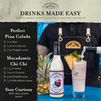 Liquid Alchemist Coconut Syrup for Drinks - Real Ingredients Make our Cream of Coconut Syrup a Perfect Pina Colada Drink Mix - Tropical Flavoring for Drinks - Vegan & Non-GMO (12 oz)