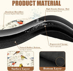 Cute Birds Coffee Mat Absorbent Dish Drying Mat for Kitchen Counter Hide Stain Rubber Backed Coffee Bar Accessories Fit Under Espresso Machine Cafe Table, 11.8 x 19.7 Inch