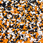 Manvscakes, pink sprinkles, valentines, cake sprinkles, gluten free, cookies, chocolate, fondant, princess topping, ice cream, edible, dessert decoration (Orange black)