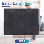 Newwiee 6 Pcs Extra Large Microfiber Cleaning Cloth 30" x 20" Washable Reusable Microfiber Towel Streak Free Lint Free Cloth for Cleaning Home Glass Office Window Bathrooms (Gray)