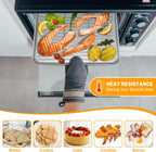 TeamFar Cooling Rack, 11.7” x 9” Stainless Steel Wire Baking Rack for Cooking Roasting Grilling, Fit for Oven Pan, Oven & Dishwasher Safe, Non-toxic & Heavy-Duty, 2PCS