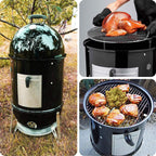 5 Pack Meat Thermometer Probe Grommet for Grills, Compatible with Weber 85037 Smokey Mountain Cookers, and Other Grill DIY Probes Port, Replacement Accessories