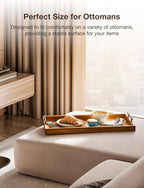 Acacia 30 Inch Large Charcuterie Boards for Party with Cheese Knife Set of 4 – Acacia Wood Serving Tray with Handles, Long Charcuterie Board, Wooden Cheese Board