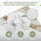 Large Stone Drying Mat for Kitchen Counter, 24" × 16" Diatomite Dish Drying Mat, Quick Dry Stone Mats, Ultra Absorbent Natural Diatomaceous Earth Mats for Dished, Bottles, White Marble