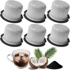 Coffee Maker Water Filter Replacement - Compatible with Cafe & GE Profile Grind & Brew Coffee Makers, Lasts 6-12 Months, Reduces Chlorine, Impurities & Odors (6)