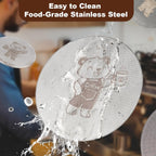 MEION 58.5mm Espresso Puck Screen-3 Pack 0.2mm Ultra Thin Espresso Puck, Stainless Steel Reusable Coffee Filter, Compatible with Espresso Machine 58mm Portafilter Basket