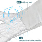 BEETRO 932℉ Heat Resistant Forge/Mig/Stick Welding Gloves for Oven/Grill/Fireplace/Furnace/Stove/Pot Holder/Wood Burner