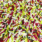 Manvscakes, Natural Christmas Sprinkles, No Artificial Dyes, Gluten Free, Holiday Cookies, Edible, Christmas Cake Decorations, 3 ounces, Nut Free, Baking