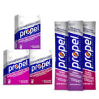 Propel Electrolyte Enhanced Water Drink Mix Powder Packets, Grape Variety Pack, Zero Calorie & Zero Sugar Hydration with Electrolytes and Vitamins C & E (30 Packets)