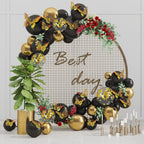 SAOROPEB 3D Butterfly Wall Decor - 48 Pcs, 4 Styles, 3 Sizes - Removable Gold Decorations for Birthday & Party Celebrations