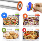 Adjustable Rolling Pin 20 Set and Silicone Baking Pastry Mat Set,Thickness Rings,Dough Roller & Steel Cutter& 6 Cookie Molds & 10 Cake Molds for Baking Dough Stainless Steel Dough Roller, Pizza, Pie