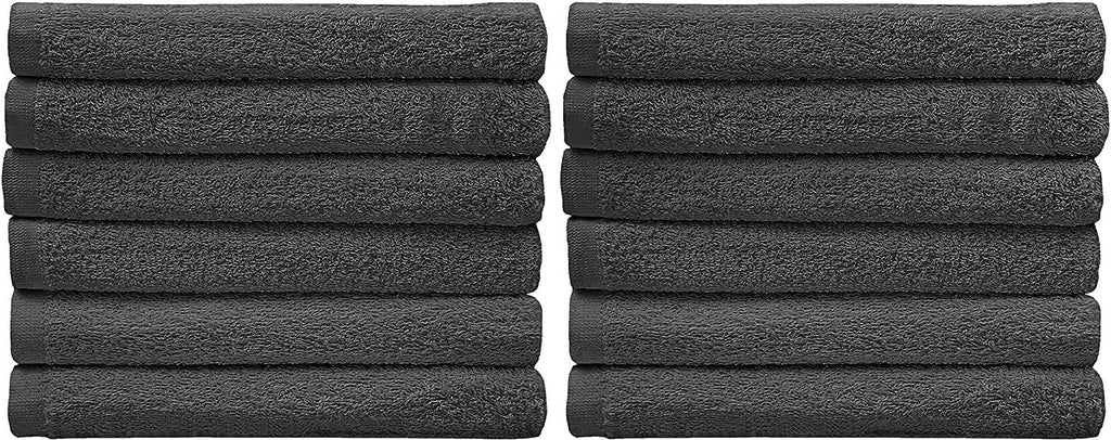 Utopia Towels Kitchen Bar Mops Towels, Pack of 216-16 x 19 Inches, 100% Cotton Super Absorbent Grey, Multi-Purpose Cleaning Towels for Home and Kitchen Bars