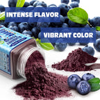 Freeze Dried Blueberry Powder - Kiigfood 6 oz/170g Natural Blueberry Powder Fruit Powder, Organic Blueberry Extract for Smoothie, Drinks, Baking, Cakes Decoration - Vegan, Non-GMO, Gluten-Free