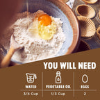 Krusteaz Muffin Mix, Double Chocolate Muffin Mix, Made with Real Chocolate Chips & No Artificial Flavors, Colors or Preservatives, 20 Ounce Box (Pack of 3)