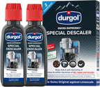 Durgol Swiss Espresso, Descaler and Decalcifier for All Brands of Espresso Machines and Coffee Makers, 4.2 Fluid Ounces (Pack of 2)