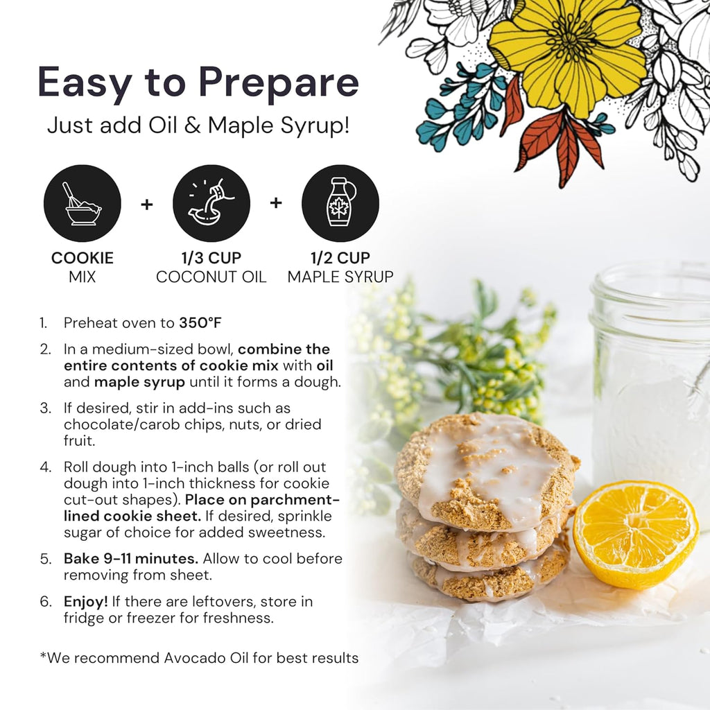 eat G.A.N.G.S.T.E.R. Sugar Cookie Mix | Gluten-Free, Grain-Free, Allergy-Friendly. Easy to Make, Great for those with Food Sensitivities, on Elimination Diets or the AIP and Paleo Diets