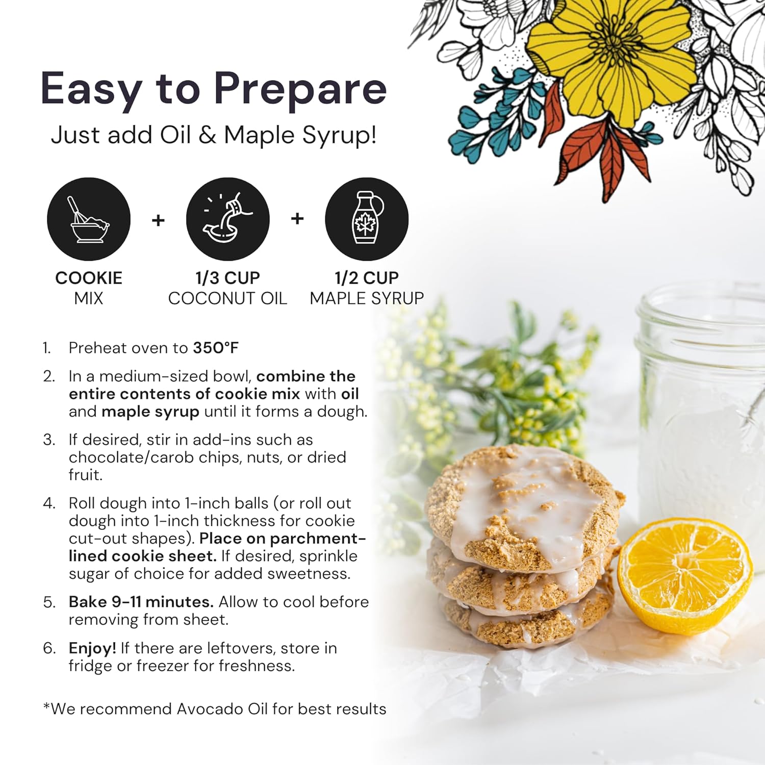 eat G.A.N.G.S.T.E.R. Sugar Cookie Mix | Gluten-Free, Grain-Free, Allergy-Friendly. Easy to Make, Great for those with Food Sensitivities, on Elimination Diets or the AIP and Paleo Diets