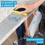 XXL Silicone Pastry Mat – Non-Slip, Easy-Clean Rolling Mat for Dough, Cookies, Pizza & Fondant – Extra Large 23.5” x 31.5” Baking Mat with Printed Measurements & Conversion Chart