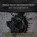 Black Hut Squid Ink Powder, Food Coloring for Rice Noodles Pasta Spaghetti Risotto, Nero Di Seppia, Tinta de Sepia, Halal Certificate, Contains Molluscs, 1.76oz / 50g (Pack of 1)