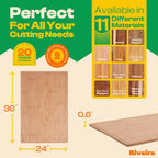 Riveira Brown Bamboo Wood Cutting Board – Gourmet Bamboo Grandeur: 36 x 24 Wooden Cutting Board – Wooden Cutting Boards For Kitchen Decorative – Innovative Juice Grooves Wooden Chopping Board