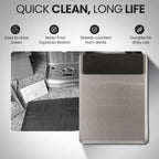 Rattleware Grinder Tray with Tamping Mat - Mess-Free Coffee Experience, Easy Clean, & Sleek Design for The Espresso Enthusiast (13" x 9.75")