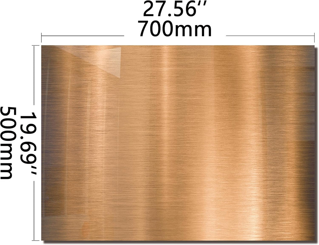 DAIFURONGE Tempered Glass Backsplash For Kitchen Behind Stove, Stove Backsplash Top Cover,Easy to Clean Glass Splashback, Sink Cover Splash Guard, Kitchen Wall Decor (27.56"x19.69"(70x50cm))