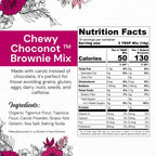 eat G.A.N.G.S.T.E.R. Chewy Choconot Brownie Mix - Allergy-Friendly Baking Mix, Grain-Free, No Dairy, Nuts, Gluten, Dairy - For Paleo & AIP Diets, Try with Chocolate or Carob Chips & Nut Butters