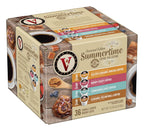 Victor Allen's Coffee Summertime Coffee Variety Pack, Medium Roast, 36 Count, Single Serve Coffee Pods for Keurig K-Cup Brewers