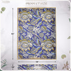 Rectangle Plastic Serving Tray with Handles, Elegant Decorative Tray for Coffee Table, Ottoman, Living Room, Kitchen, and Outdoor Use. 12"*16"*1.6", Wey