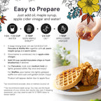 eat G.A.N.G.S.T.E.R. Vegan Pancake & Waffle Mix - Allergy-Friendly Baking Mix, Grain-Free, No Dairy, Nuts, Gluten, Dairy - For Paleo & AIP Diets, Fluffy Pancake & Crispy Waffle Breakfast Food