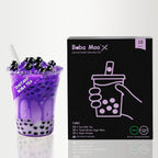 Boba Moo X Premium Boba Tea Kit With Taro Milk Tea Flavor - Only 5,000 Kits Yearly, Small Batch Bubble Tea Kit With Boba Tapioca Pearls, Exceptional Taste & Chewiness, Vegan, Lactose-Free, 10 Servings