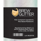 Blue Iridescent BREW GLITTER Edible Glitter For Drinks, Cocktails, Beer, Garnish Glitter & Beverages || 100% Edible & Food Grade | Vegan, Gluten, Nut Free (50g, Blue Iridescent)