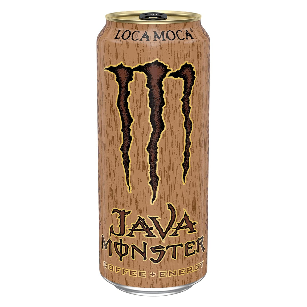 Java Monster Loca Moca, Coffee + Energy Drink, 15 Ounce (Pack of 12)